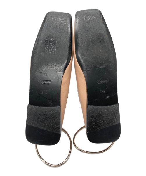 JIL SANDER（ジルサンダー）JIL SANDER (ジルサンダー) フラットシューズ ピンク サイズ:371/2の古着・服飾アイテム