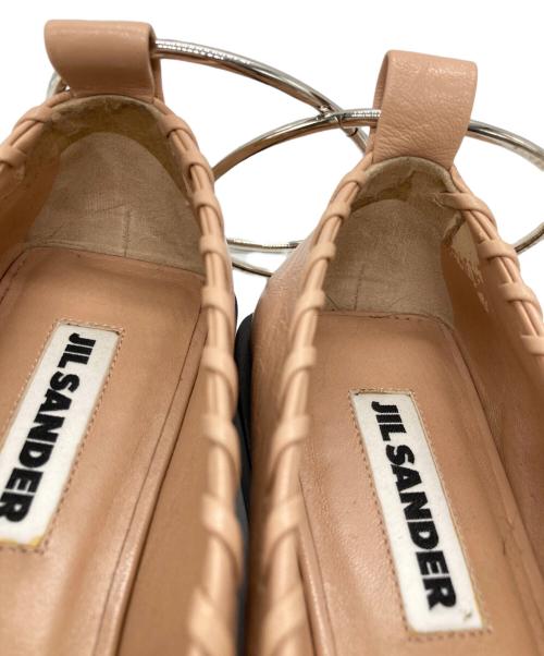 JIL SANDER（ジルサンダー）JIL SANDER (ジルサンダー) フラットシューズ ピンク サイズ:371/2の古着・服飾アイテム