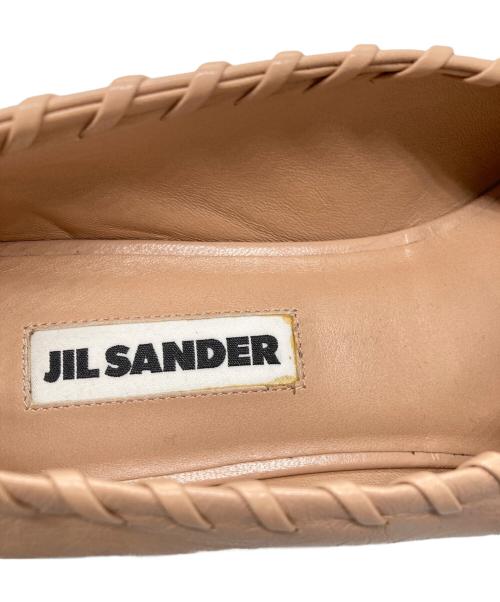 JIL SANDER（ジルサンダー）JIL SANDER (ジルサンダー) フラットシューズ ピンク サイズ:371/2の古着・服飾アイテム