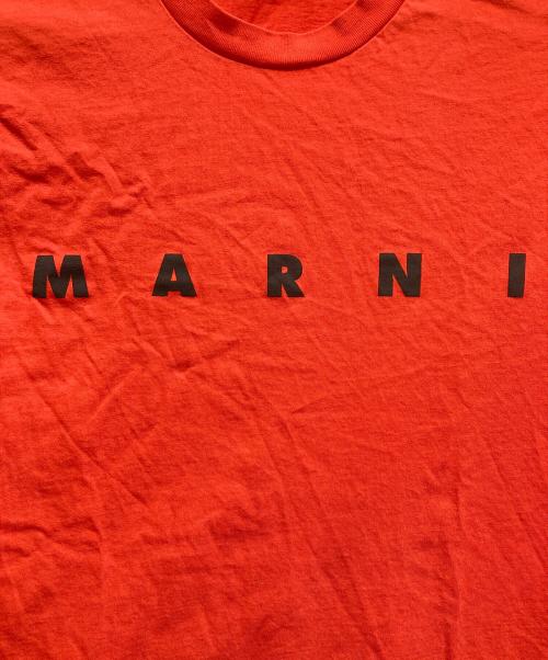 MARNI（マルニ）MARNI (マルニ) ロゴTシャツ レッド サイズ:KIDS14の古着・服飾アイテム