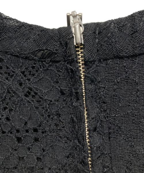 Ameri（アメリ）Ameri (アメリ) 2WAY PATCHWORK LACE ZIP TOP ブラック サイズ:FREEの古着・服飾アイテム