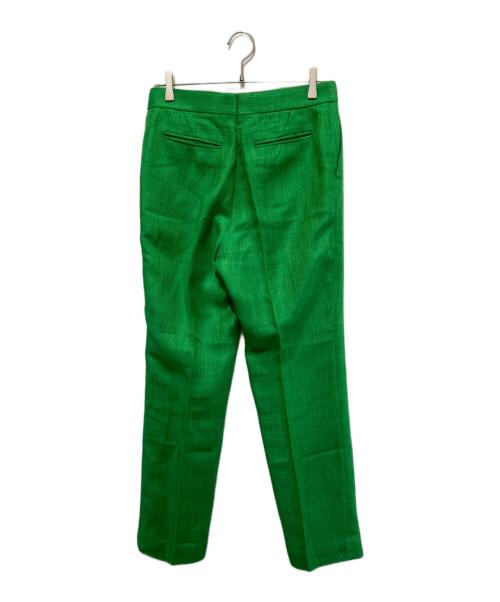 DRAWER（ドゥロワー）Drawer (ドゥロワー) オットマンベーシックパンツ グリーン サイズ:40の古着・服飾アイテム