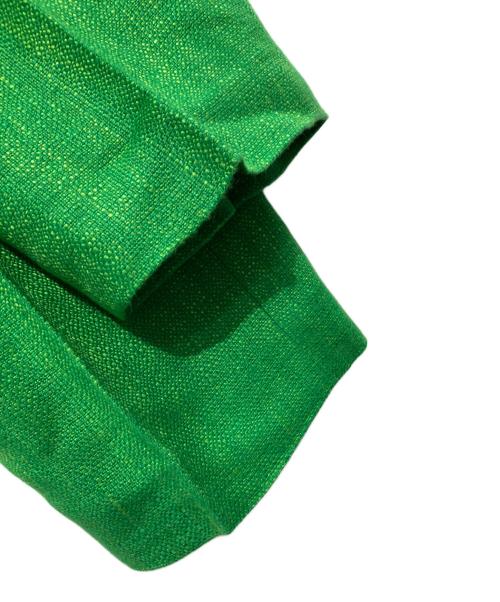 DRAWER（ドゥロワー）Drawer (ドゥロワー) オットマンベーシックパンツ グリーン サイズ:40の古着・服飾アイテム