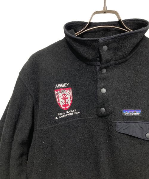 Patagonia（パタゴニア）Patagonia (パタゴニア) シンチラ スナップT プルオーバーフリースジャケット ブラック サイズ:Lの古着・服飾アイテム
