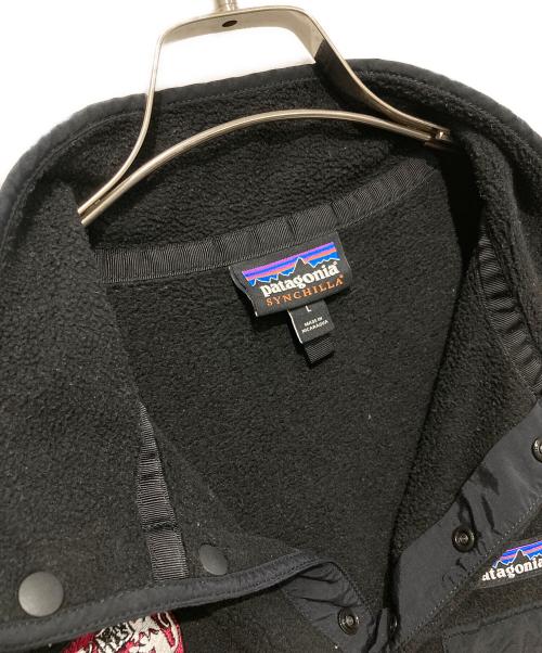 Patagonia（パタゴニア）Patagonia (パタゴニア) シンチラ スナップT プルオーバーフリースジャケット ブラック サイズ:Lの古着・服飾アイテム