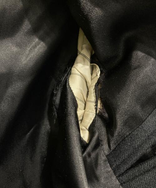 RAF SIMONS（ラフシモンズ）RAF SIMONS (ラフシモンズ) ウールロングコート/ステンカラーコート/archive/radioactivity期 ブラック サイズ:48の古着・服飾アイテム