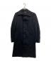 RAF SIMONS（ラフシモンズ）の古着「ウールロングコート/ステンカラーコート/archive/radioactivity期」｜ブラック