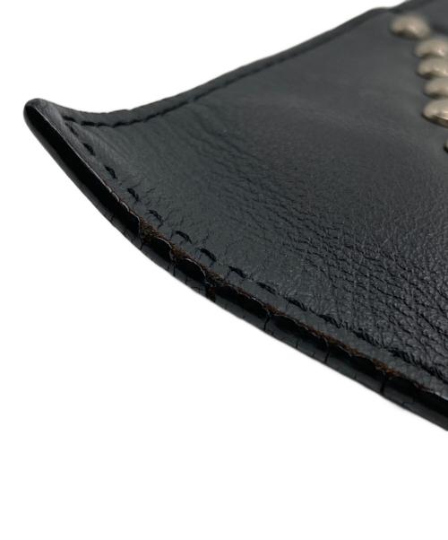 J&M DAVIDSON（ジェイ＆エム デヴィッドソン）J&M DAVIDSON (ジェイ＆エム デヴィッドソン) レザースタッズショルダーバッグ ブラックの古着・服飾アイテム