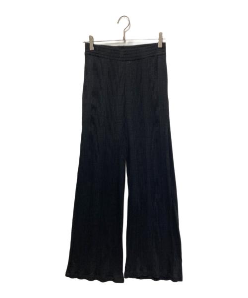 MM6 Maison Margiela（エムエムシックスメゾンマルジェラ）MM6 Maison Margiela (エムエムシックスメゾンマルジェラ) Wide-leg pleated trousers ブラック サイズ:Sの古着・服飾アイテム