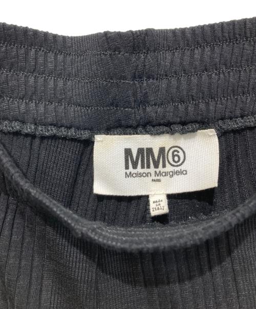 MM6 Maison Margiela（エムエムシックスメゾンマルジェラ）MM6 Maison Margiela (エムエムシックスメゾンマルジェラ) Wide-leg pleated trousers ブラック サイズ:Sの古着・服飾アイテム
