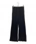 MM6 Maison Margiela（エムエムシックスメゾンマルジェラ）の古着「Wide-leg pleated trousers」｜ブラック