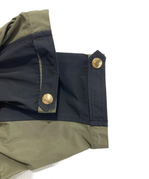 WOOLRICH（ウールリッチ）WOOLRICH (ウールリッチ) ウィメンズビーバーアノラックパーカー ブラック×グリーン サイズ:Sの古着・服飾アイテム