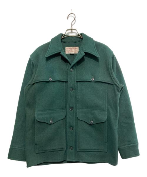 FILSON GARMENT（フィルソン ガーメント）FILSON GARMENT (フィルソン ガーメント) ダブルマッキーノクルーザージャケット グリーン サイズ:40の古着・服飾アイテム