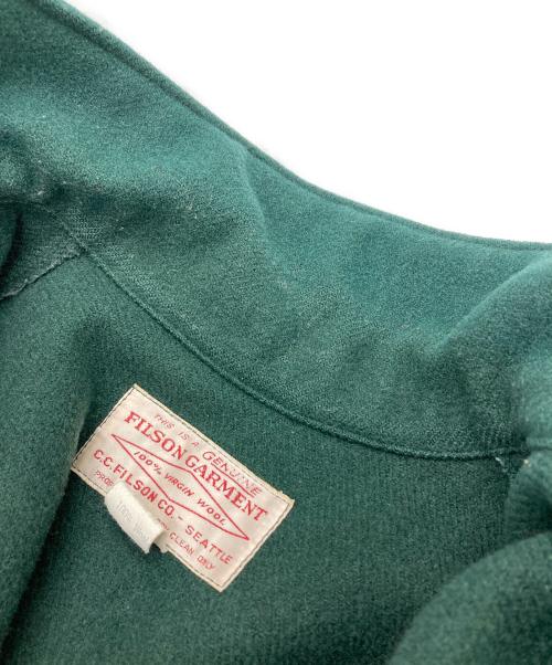 FILSON GARMENT（フィルソン ガーメント）FILSON GARMENT (フィルソン ガーメント) ダブルマッキーノクルーザージャケット グリーン サイズ:40の古着・服飾アイテム