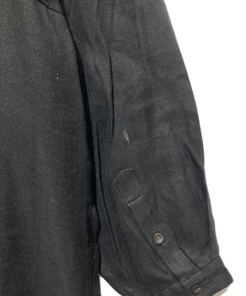 ka na ta（カナタ）ka na ta (カナタ) リネンレーヨンロングコート ブラック サイズ:Freeの古着・服飾アイテム