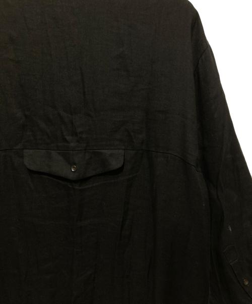 ka na ta（カナタ）ka na ta (カナタ) リネンレーヨンロングコート ブラック サイズ:Freeの古着・服飾アイテム