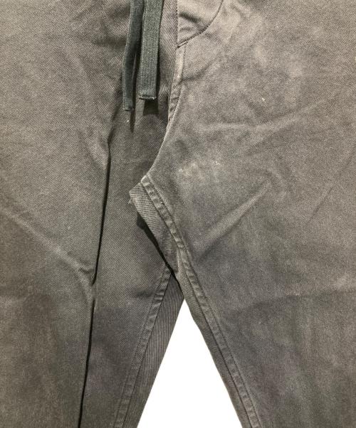 COMOLI（コモリ）COMOLI (コモリ) コットンツイル ドローストリングパンツ ブラック サイズ:1の古着・服飾アイテム