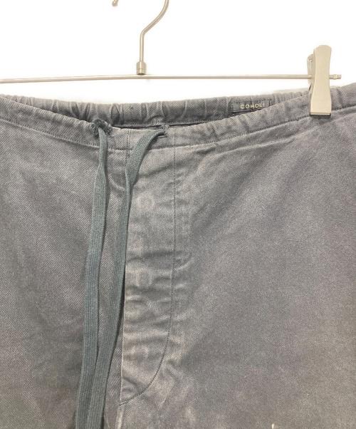COMOLI（コモリ）COMOLI (コモリ) コットンツイル ドローストリングパンツ ブラック サイズ:1の古着・服飾アイテム
