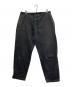 COMOLI（コモリ）の古着「コットンツイル ドローストリングパンツ」｜ブラック