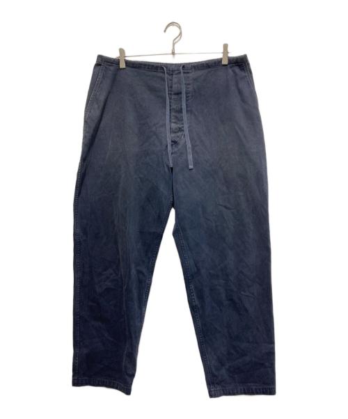 COMOLI（コモリ）COMOLI (コモリ) コットンツイル ドローストリングパンツ ブラック サイズ:1の古着・服飾アイテム
