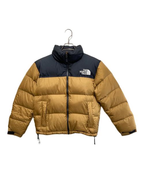 THE NORTH FACE（ザ ノース フェイス）THE NORTH FACE (ザ ノース フェイス) SHORT NUPTSE JACKET ブラック×ブラウン サイズ:XLの古着・服飾アイテム