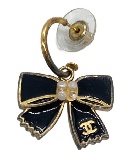 CHANEL（シャネル）CHANEL (シャネル) ネックレス・ピアスセット ブラックの古着・服飾アイテム