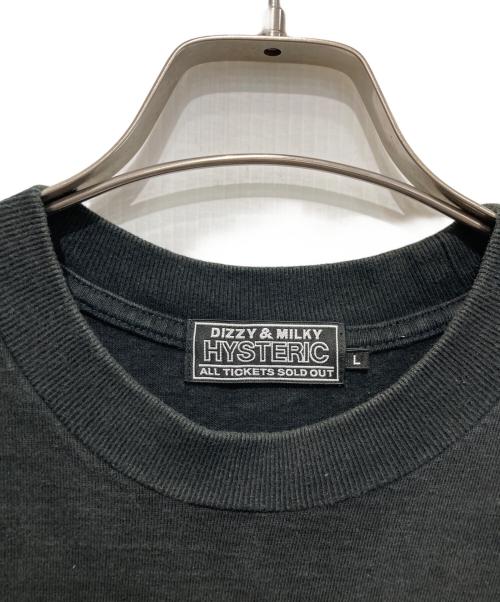 Hysteric Glamour（ヒステリックグラマー）Hysteric Glamour (ヒステリックグラマー) ロゴカットソー ブラック サイズ:Lの古着・服飾アイテム