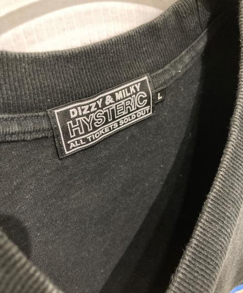 Hysteric Glamour（ヒステリックグラマー）Hysteric Glamour (ヒステリックグラマー) ロゴカットソー ブラック サイズ:Lの古着・服飾アイテム