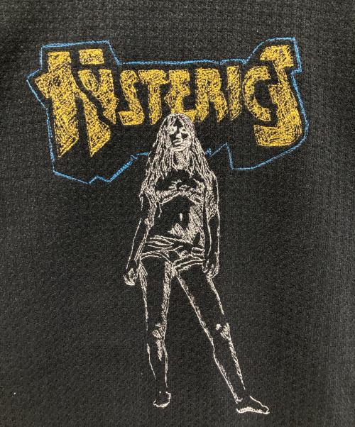 Hysteric Glamour（ヒステリックグラマー）Hysteric Glamour (ヒステリックグラマー) BAD ASS MAMA刺繍 スウェット ブラック サイズ:Lの古着・服飾アイテム