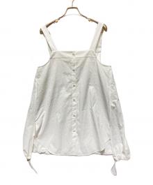 UN3D.（アンスリード）の古着「LAYERED SHIRT CAMISOLE」｜ホワイト