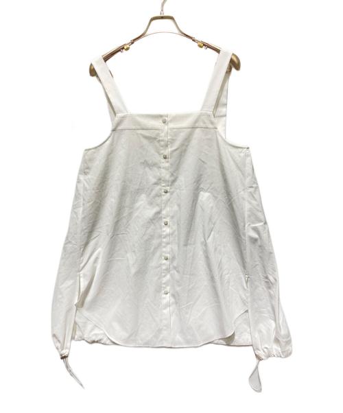 UN3D.（アンスリード）UN3D. (アンスリード) LAYERED SHIRT CAMISOLE ホワイト サイズ:38の古着・服飾アイテム