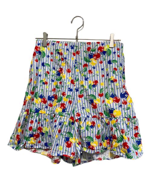 GUCCI（グッチ）GUCCI (グッチ) チェリーストライプショートパンツ スカイブルー サイズ:42の古着・服飾アイテム