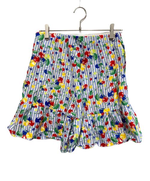 GUCCI（グッチ）GUCCI (グッチ) チェリーストライプショートパンツ スカイブルー サイズ:42の古着・服飾アイテム