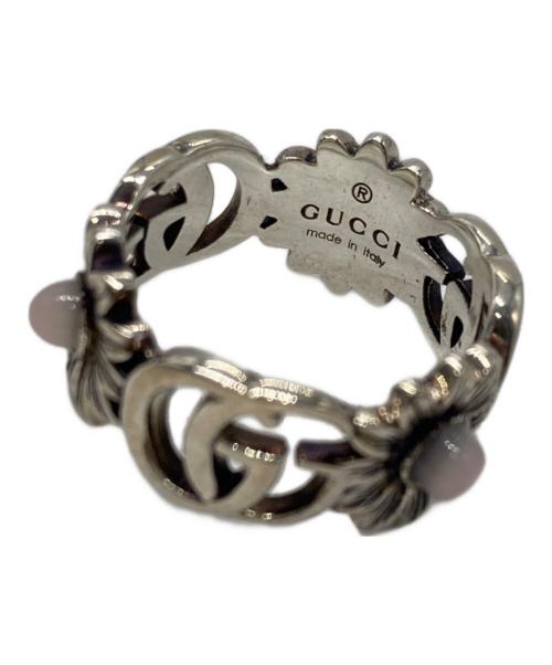 GUCCI（グッチ）GUCCI (グッチ) シルバーリング シルバー×ピンク サイズ:10号の古着・服飾アイテム