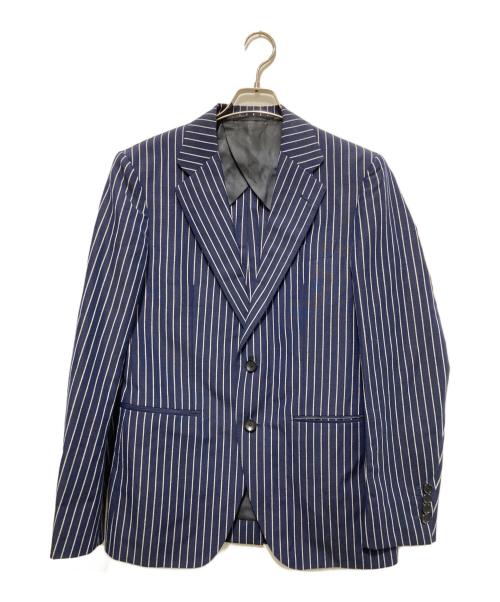 Pilgrim（ピルグリム）PILGRIM (ピルグリム) リネンウール シングルブレステッド2Bスーツ ネイビー サイズ:46の古着・服飾アイテム