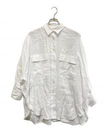 SACRA（サクラ）の古着「ZEPHYR LINEN CLOTH SHIRT」｜ホワイト
