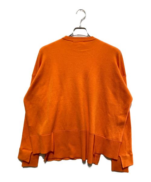 ENFOLD（エンフォルド）ENFOLD (エンフォルド) SLIT-RIB PULLOVER オレンジ サイズ:38の古着・服飾アイテム
