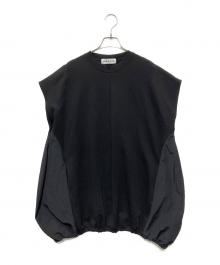 HeRIN.CYE（ヘリンドットサイ）の古着「Egg tops」｜ブラック