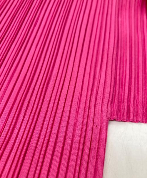 PLEATS PLEASE（プリーツプリーズ）PLEATS PLEASE (プリーツプリーズ) プリーツカットソー ショッキングピンク サイズ:Mの古着・服飾アイテム