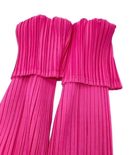 PLEATS PLEASE（プリーツプリーズ）PLEATS PLEASE (プリーツプリーズ) プリーツカットソー ショッキングピンク サイズ:Mの古着・服飾アイテム