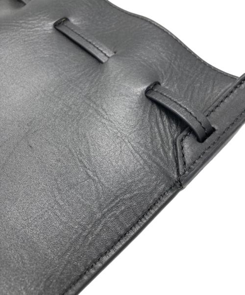 J&M DAVIDSON（ジェイ＆エム デヴィッドソン）J&M DAVIDSON (ジェイ＆エム デヴィッドソン) MINI FURROW TOTE（ミニファロー トート） ブラックの古着・服飾アイテム