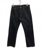 TUKIツキ）の古着「type1 black denim/デニムパンツ」｜ブラック