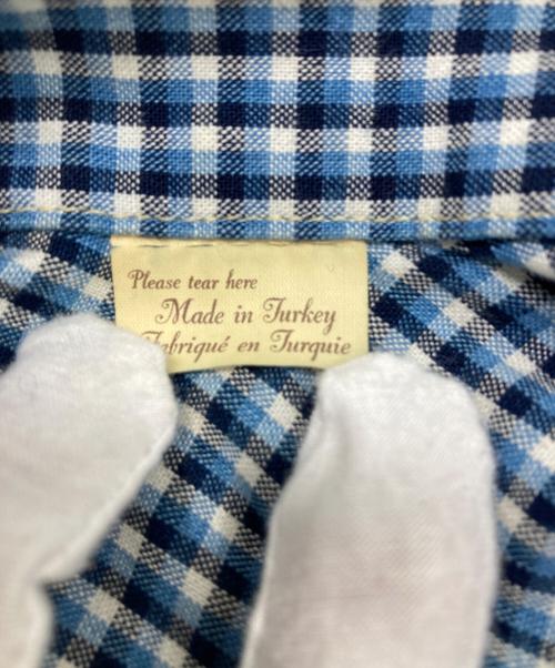 LEVI'S VINTAGE CLOTHING（リーバイス ビンテージ クロージング）LEVI'S VINTAGE CLOTHING (リーバイス ビンテージ クロージング) TRIPLE PLEAT BLOUSE ブルー×ホワイト サイズ:XLの古着・服飾アイテム