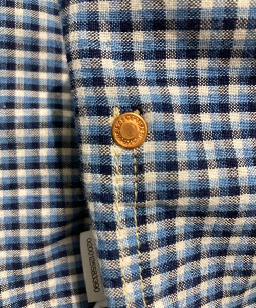 LEVI'S VINTAGE CLOTHING（リーバイス ビンテージ クロージング）LEVI'S VINTAGE CLOTHING (リーバイス ビンテージ クロージング) TRIPLE PLEAT BLOUSE ブルー×ホワイト サイズ:XLの古着・服飾アイテム