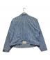 LEVI'S VINTAGE CLOTHING (リーバイス ビンテージ クロージング) TRIPLE PLEAT BLOUSE ブルー×ホワイト サイズ:XL：17000円