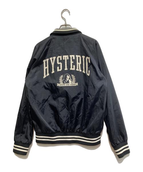 Hysteric Glamour（ヒステリックグラマー）Hysteric Glamour (ヒステリックグラマー) ACOUSTIC ACADEMY 衿リブコーチジャケット ブラック サイズ:Sの古着・服飾アイテム