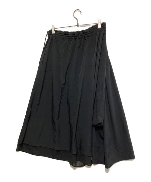 Y's（ワイズ）Y's (ワイズ) アシンメトリーワイドパンツ/サルエルパンツ ブラック サイズ:2の古着・服飾アイテム