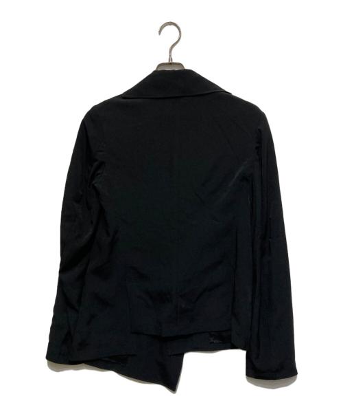 Y's（ワイズ）Y's (ワイズ) アシメテーラードジャケット ブラック サイズ:2の古着・服飾アイテム