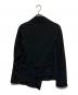 Y's (ワイズ) アシメテーラードジャケット ブラック サイズ:2：12000円