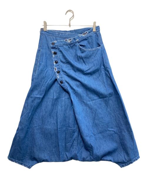 Y's（ワイズ）Y's (ワイズ) デニムサルエルパンツ インディゴ サイズ:1の古着・服飾アイテム